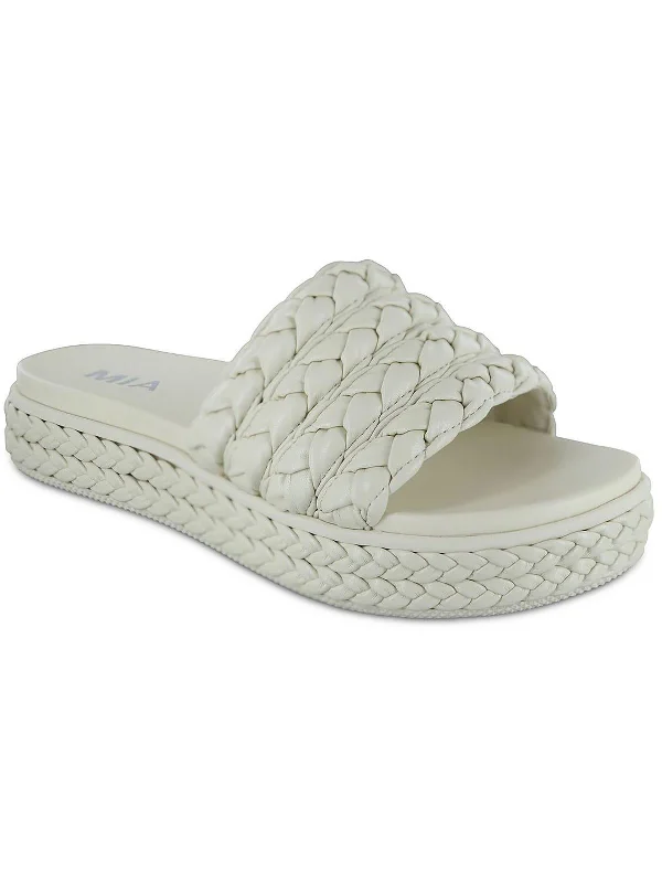 Waterproof Women's Rubber Beach Sandals with Arch Support in Blue for Water ActivitiesBri Womens Braided Slip On Platform Sandals Waterproof Women's Rubber Beach Sandals with Arch Support in Blue for Water ActivitiesBri Womens Braided Slip On Platform Sandals