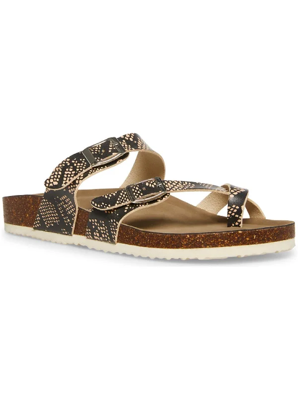 Women's Flat Slide Sandals with a Memory Foam Insole in White for All - Day ComfortBryceee Womens Camouflage Padded Insole Slide Sandals Women's Flat Slide Sandals with a Memory Foam Insole in White for All - Day ComfortBryceee Womens Camouflage Padded Insole Slide Sandals