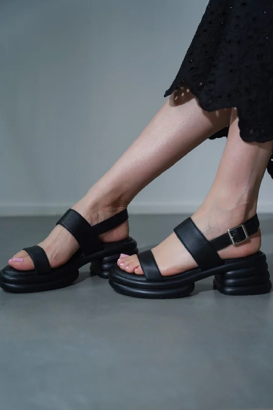 Women's Ankle - Strap Sandals with a Block Heel in Red for a Sophisticated StyleBUBBLE MAMA SANDALS Women's Ankle - Strap Sandals with a Block Heel in Red for a Sophisticated StyleBUBBLE MAMA SANDALS