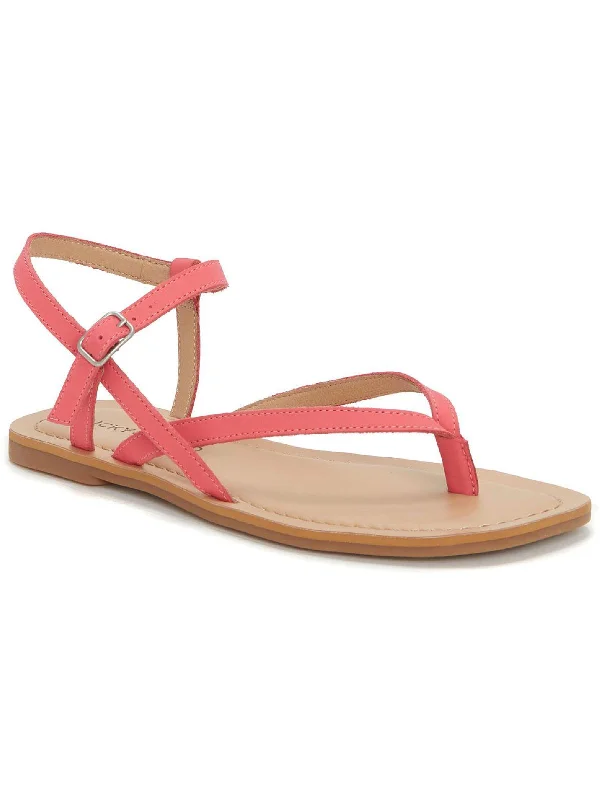 Adjustable Strap Women's Sandals with a Padded Heel in Pink for a Custom FitBylee Womens Faux Leather Ankle Strap Flat Sandals Adjustable Strap Women's Sandals with a Padded Heel in Pink for a Custom FitBylee Womens Faux Leather Ankle Strap Flat Sandals