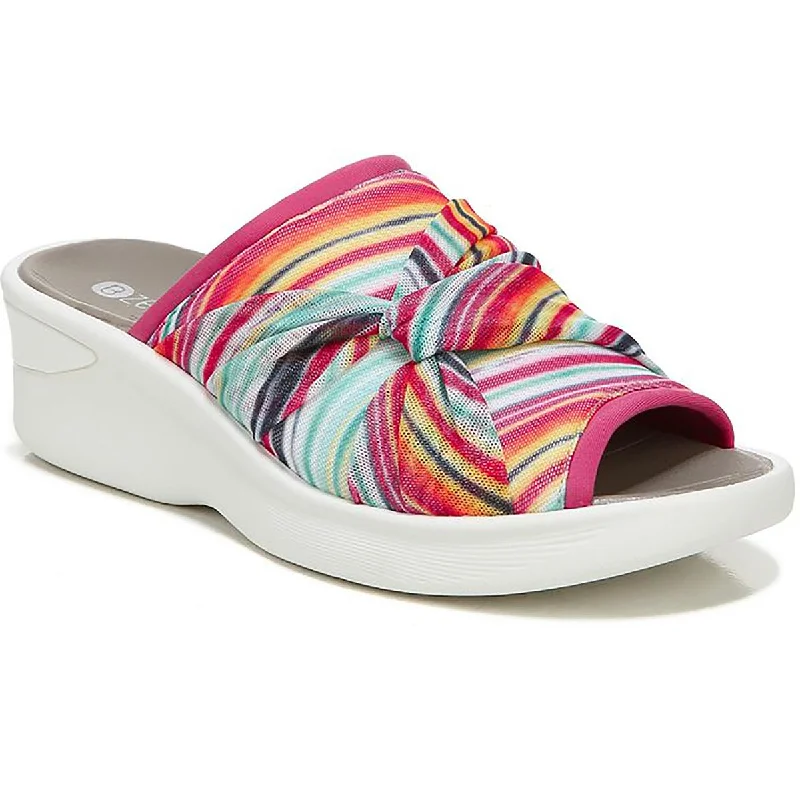 Lightweight Women's Mesh - Paneled Sandals in Yellow for BreathabilityBzees Womens Smile II Slip On Wedge Sandals Lightweight Women's Mesh - Paneled Sandals in Yellow for BreathabilityBzees Womens Smile II Slip On Wedge Sandals