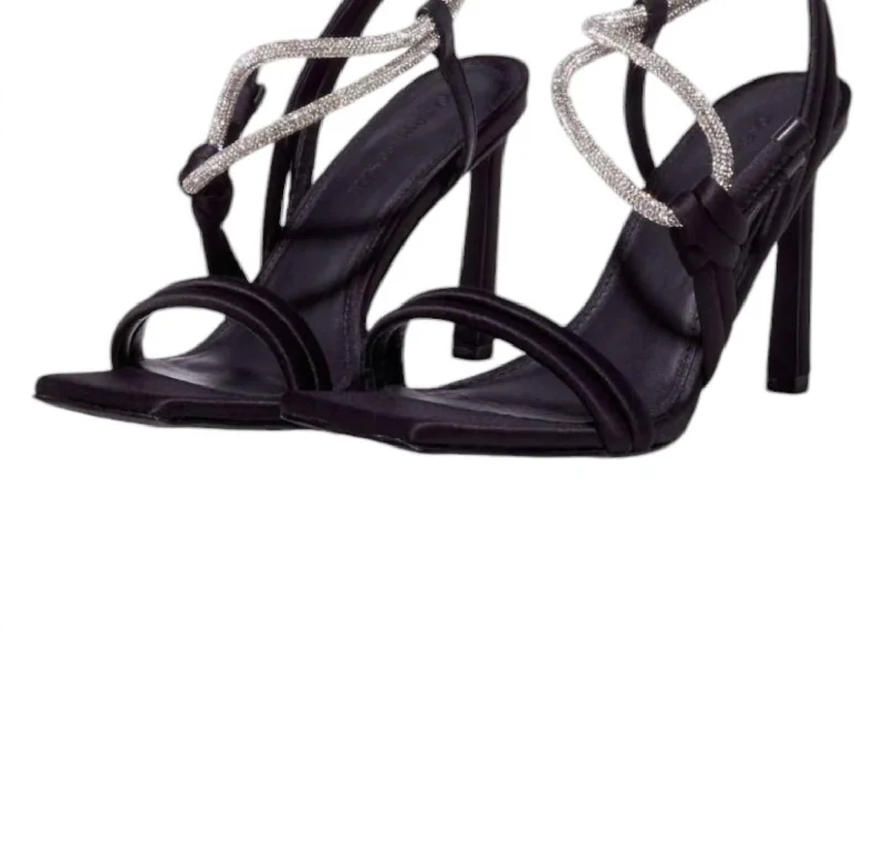 Women's Flat Slide Sandals with a Memory Foam Insole in White for All - Day ComfortCassie Crystal Strappy Heel Sandal In Black Women's Flat Slide Sandals with a Memory Foam Insole in White for All - Day ComfortCassie Crystal Strappy Heel Sandal In Black