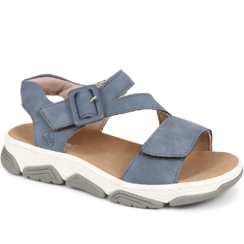 Sustainable Women's Recycled Material Sandals in Beige for Eco - Conscious ShoppersCasual Touch Fasten Sandals - RKR37530 / 323 731 Sustainable Women's Recycled Material Sandals in Beige for Eco - Conscious ShoppersCasual Touch Fasten Sandals - RKR37530 / 323 731