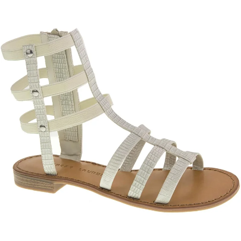 Elastic - Strap Women's Sandals with a Padded Toe in Teal for Easy On - and - OffChinese Laundry Womens gemma Faux Leather Gladiator Sandals