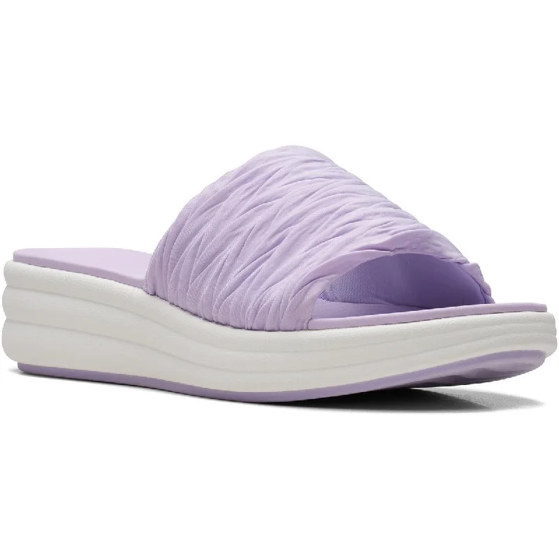 Women's Sandals with a Wedge Heel and a Tassel Detail in Orange for a Trendy LookClarks Womens Drift Petal Cushioned Footbed Slide Sandals Women's Sandals with a Wedge Heel and a Tassel Detail in Orange for a Trendy LookClarks Womens Drift Petal Cushioned Footbed Slide Sandals
