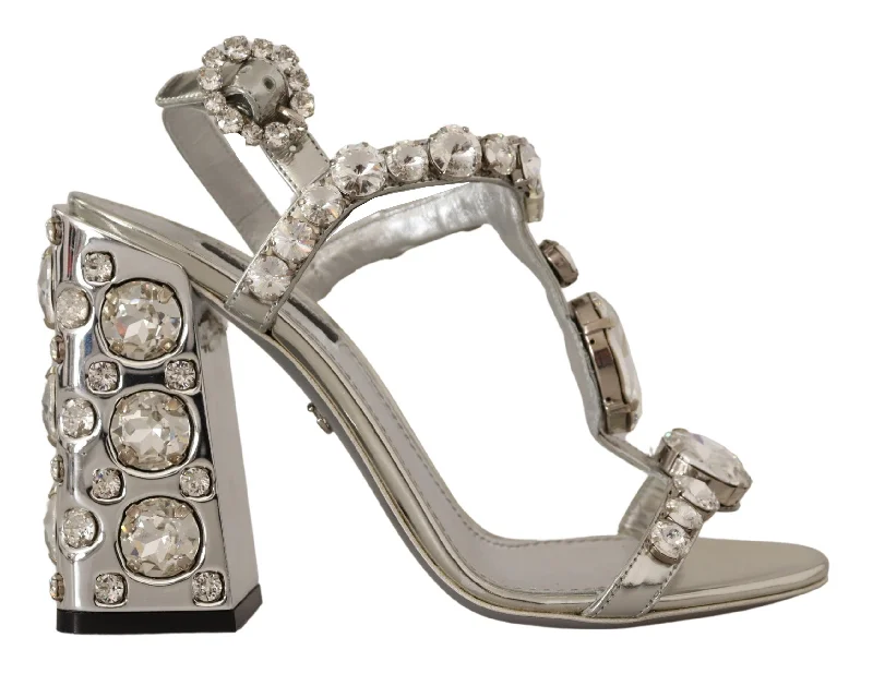 Women's Ankle - Strap Sandals with a Block Heel in Red for a Sophisticated StyleDolce & Gabbana Crystal-Embellished Leather Women's Pumps Women's Ankle - Strap Sandals with a Block Heel in Red for a Sophisticated StyleDolce & Gabbana Crystal-Embellished Leather Women's Pumps