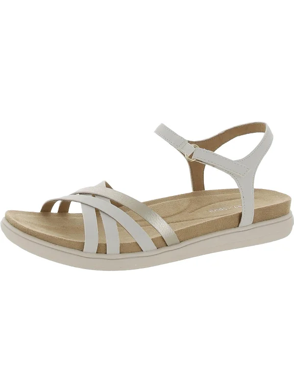 Women's Rhinestone - Embellished Open - Toe Sandals in Silver for a Glamorous Party LookDottle 3 Womens Faux Leather Round Toe Wedge Sandals Women's Rhinestone - Embellished Open - Toe Sandals in Silver for a Glamorous Party LookDottle 3 Womens Faux Leather Round Toe Wedge Sandals