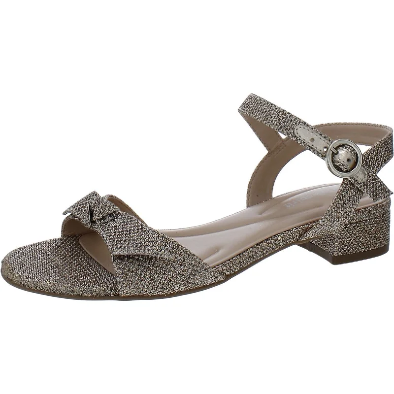 Child - Friendly Women's Sandals with a Secure Buckle in Purple for Moms on the GoEasy Spirit Womens Glitter Bow Slingback Sandals Child - Friendly Women's Sandals with a Secure Buckle in Purple for Moms on the GoEasy Spirit Womens Glitter Bow Slingback Sandals