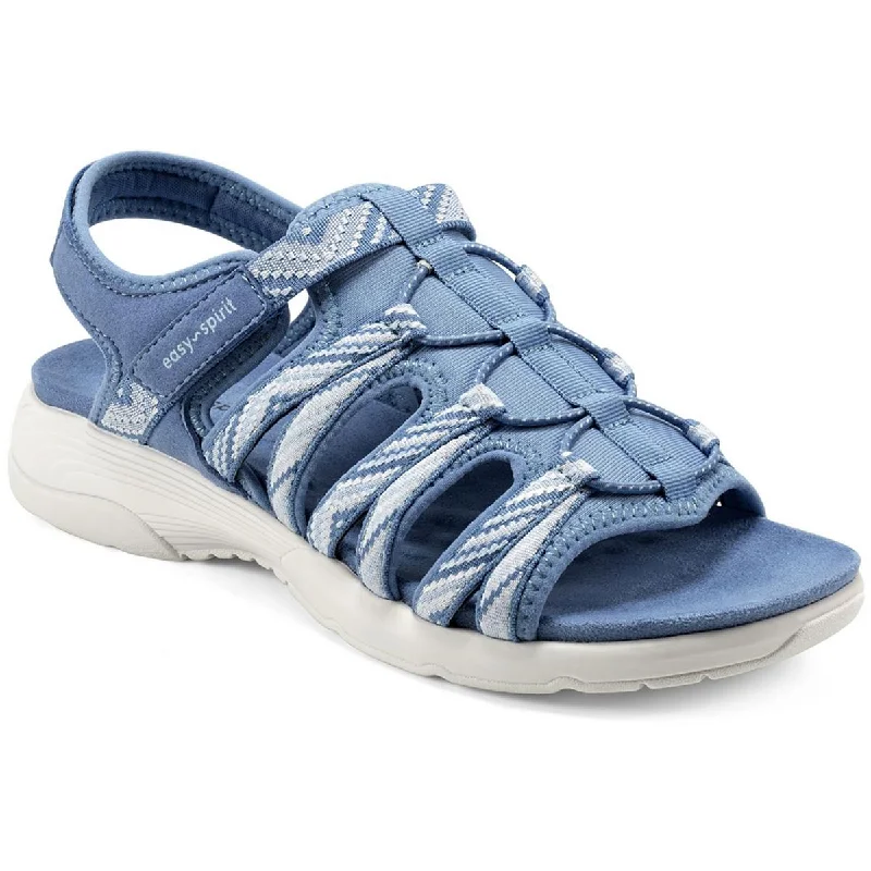 Waterproof Women's Rubber Beach Sandals with Arch Support in Blue for Water ActivitiesEasy Spirit Womens Torye Strappy Caged Sport Sandals Waterproof Women's Rubber Beach Sandals with Arch Support in Blue for Water ActivitiesEasy Spirit Womens Torye Strappy Caged Sport Sandals