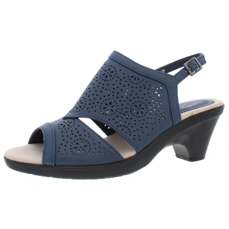 Orthopedic Women's Sandals with Arch Support in Gray for Foot HealthEasy Street Womens Linda Faux Leather Dressy Slingback Sandals Orthopedic Women's Sandals with Arch Support in Gray for Foot HealthEasy Street Womens Linda Faux Leather Dressy Slingback Sandals