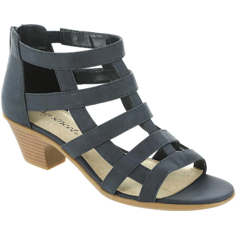Child - Friendly Women's Sandals with a Secure Buckle in Purple for Moms on the GoEasy Street Womens Marg Faux Leather Gladiator Sandals Child - Friendly Women's Sandals with a Secure Buckle in Purple for Moms on the GoEasy Street Womens Marg Faux Leather Gladiator Sandals
