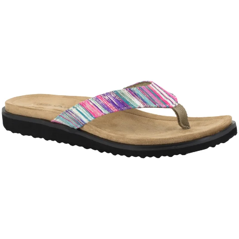 Child - Friendly Women's Sandals with a Secure Buckle in Purple for Moms on the GoEasy Street Womens Stevie Padded Insole Flats Flip-Flops Child - Friendly Women's Sandals with a Secure Buckle in Purple for Moms on the GoEasy Street Womens Stevie Padded Insole Flats Flip-Flops