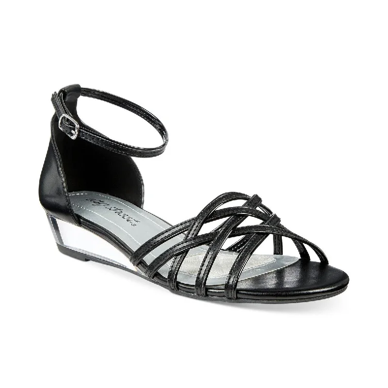 Women's Rhinestone - Embellished Open - Toe Sandals in Silver for a Glamorous Party LookEasy Street Womens Tarrah Faux Leather Strappy Evening Sandals Women's Rhinestone - Embellished Open - Toe Sandals in Silver for a Glamorous Party LookEasy Street Womens Tarrah Faux Leather Strappy Evening Sandals