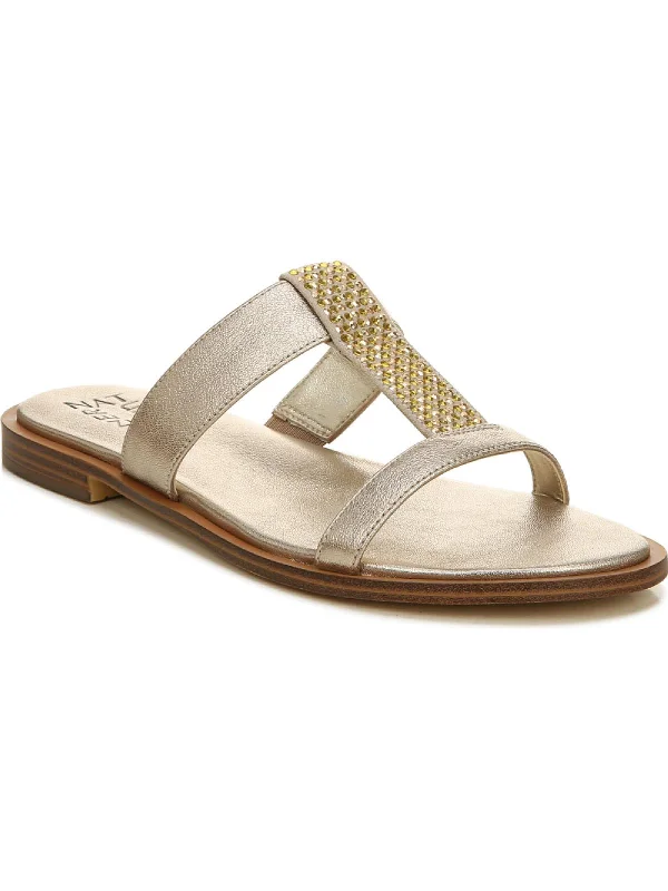 Waterproof Women's Rubber Beach Sandals with Arch Support in Blue for Water ActivitiesFarica Womens Embellished Slide Sandals Waterproof Women's Rubber Beach Sandals with Arch Support in Blue for Water ActivitiesFarica Womens Embellished Slide Sandals