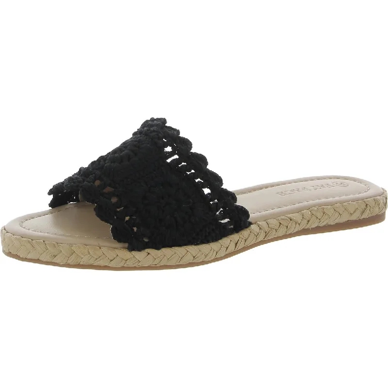 Women's Sandals with a Wedge Heel and a Tassel Detail in Orange for a Trendy LookFatFace Womens Cate Crochet Slip On Slide Sandals Women's Sandals with a Wedge Heel and a Tassel Detail in Orange for a Trendy LookFatFace Womens Cate Crochet Slip On Slide Sandals