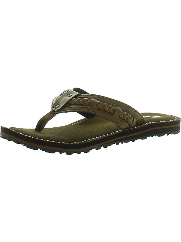 Women's Leather - Strapped Sandals with a Braided Detail in Brown for a Rustic AppealFenner Nerice Womens Leather Thong Flip-Flops Women's Leather - Strapped Sandals with a Braided Detail in Brown for a Rustic AppealFenner Nerice Womens Leather Thong Flip-Flops