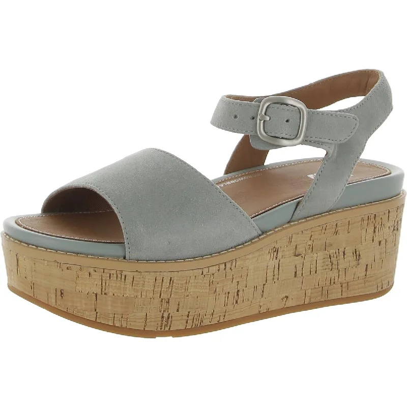 Women's Rhinestone - Embellished Open - Toe Sandals in Silver for a Glamorous Party LookFitflop Womens Eloise Suede Cork Wedge Sandals Women's Rhinestone - Embellished Open - Toe Sandals in Silver for a Glamorous Party LookFitflop Womens Eloise Suede Cork Wedge Sandals
