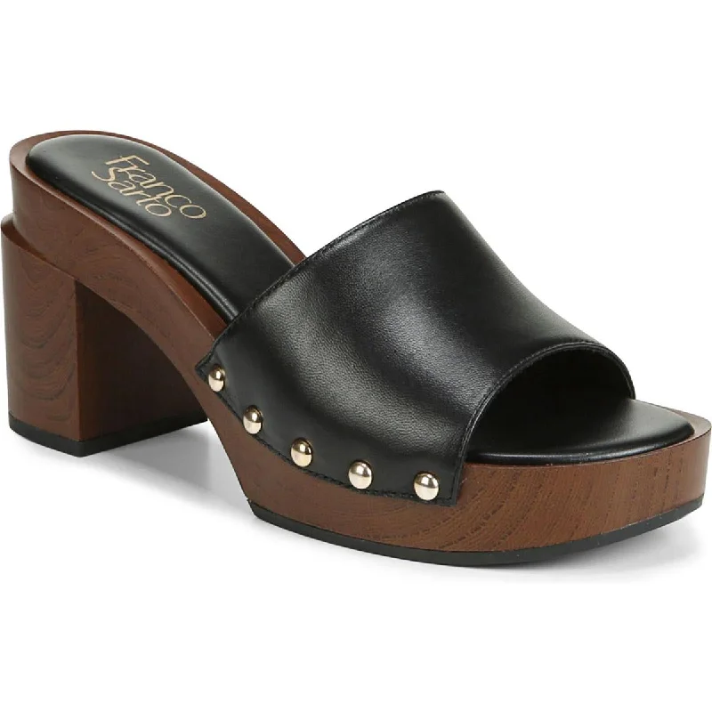 Elastic - Strap Women's Sandals with a Padded Toe in Teal for Easy On - and - OffFranco Sarto Womens Capri Clog 3 Studded Clogs Shoes Elastic - Strap Women's Sandals with a Padded Toe in Teal for Easy On - and - OffFranco Sarto Womens Capri Clog 3 Studded Clogs Shoes