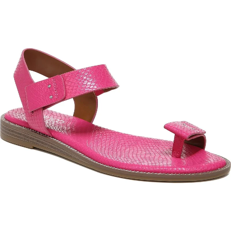 Women's Flat Slide Sandals with a Memory Foam Insole in White for All - Day ComfortFranco Sarto Womens Geranio Toe Loop Slingback Sandals Women's Flat Slide Sandals with a Memory Foam Insole in White for All - Day ComfortFranco Sarto Womens Geranio Toe Loop Slingback Sandals