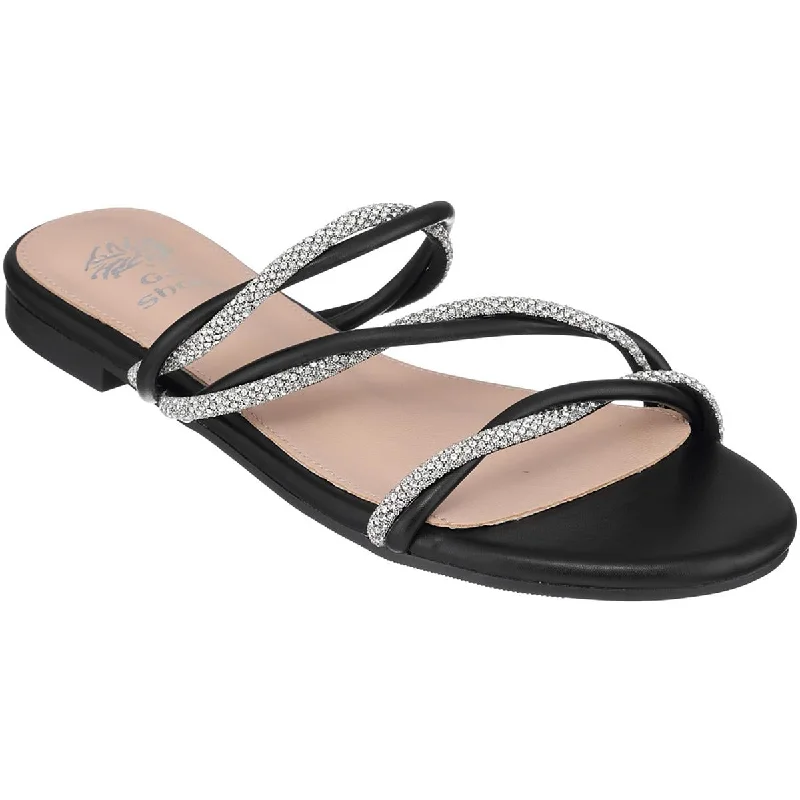 Women's Thong Sandals with a Beaded Design in Multicolor for a Beachy AestheticG.C. Shoes Womens Ceela Faux Leather Embellished Slide Sandals Women's Thong Sandals with a Beaded Design in Multicolor for a Beachy AestheticG.C. Shoes Womens Ceela Faux Leather Embellished Slide Sandals