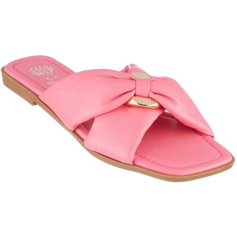Women's Cork - Soled Espadrille Sandals with a Rope - Trimmed Upper in Navy for a Summer VibeGC Shoes Womens Perri Padded Insole Slide Sandals Women's Cork - Soled Espadrille Sandals with a Rope - Trimmed Upper in Navy for a Summer VibeGC Shoes Womens Perri Padded Insole Slide Sandals