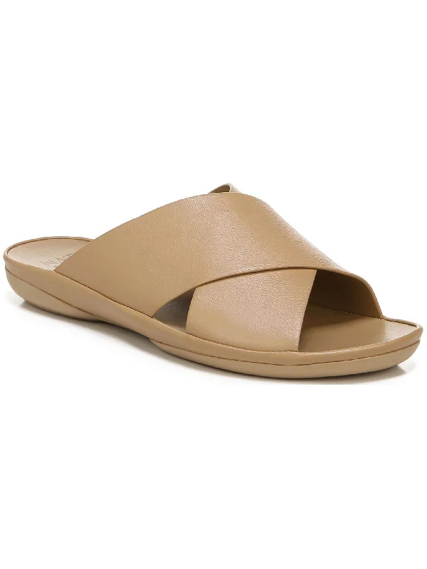 Adjustable Strap Women's Sandals with a Padded Heel in Pink for a Custom FitGenn-Stroll Womens Leather Criss-Cross Front Slide Sandals Adjustable Strap Women's Sandals with a Padded Heel in Pink for a Custom FitGenn-Stroll Womens Leather Criss-Cross Front Slide Sandals