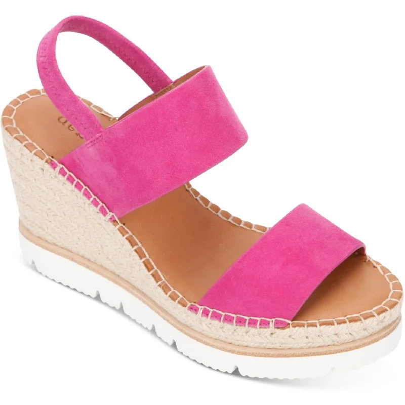Elastic - Strap Women's Sandals with a Padded Toe in Teal for Easy On - and - OffGentle Souls by Kenneth Cole Womens Elyssa Sporty Suede Slingback Espadrilles Elastic - Strap Women's Sandals with a Padded Toe in Teal for Easy On - and - OffGentle Souls by Kenneth Cole Womens Elyssa Sporty Suede Slingback Espadrilles