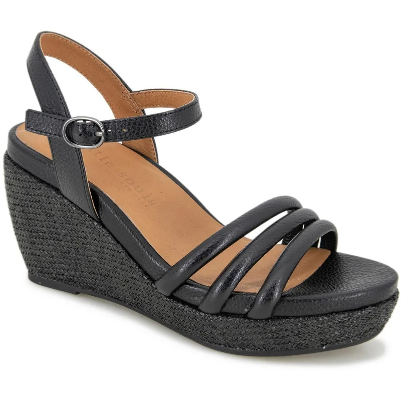 Elastic - Strap Women's Sandals with a Padded Toe in Teal for Easy On - and - OffGentle Souls by Kenneth Cole Womens VIKI Almond toe Wedge Wedge Sandals Elastic - Strap Women's Sandals with a Padded Toe in Teal for Easy On - and - OffGentle Souls by Kenneth Cole Womens VIKI Almond toe Wedge Wedge Sandals
