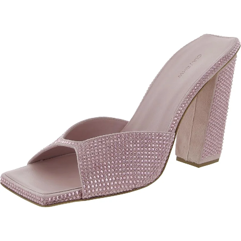 Women's Thong Sandals with a Beaded Design in Multicolor for a Beachy AestheticGIA/RHW Womens Rosie 14 Strass Suede Peep-Toe Slide Sandals Women's Thong Sandals with a Beaded Design in Multicolor for a Beachy AestheticGIA/RHW Womens Rosie 14 Strass Suede Peep-Toe Slide Sandals