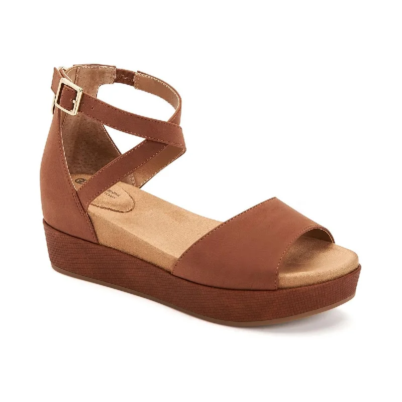 Anti - Slip Women's Sandals with a Grooved Sole in Green for Outdoor AdventuresGiani Bernini Womens Ellenaa Memory Foam Ankle Strap Wedge Sandals Anti - Slip Women's Sandals with a Grooved Sole in Green for Outdoor AdventuresGiani Bernini Womens Ellenaa Memory Foam Ankle Strap Wedge Sandals