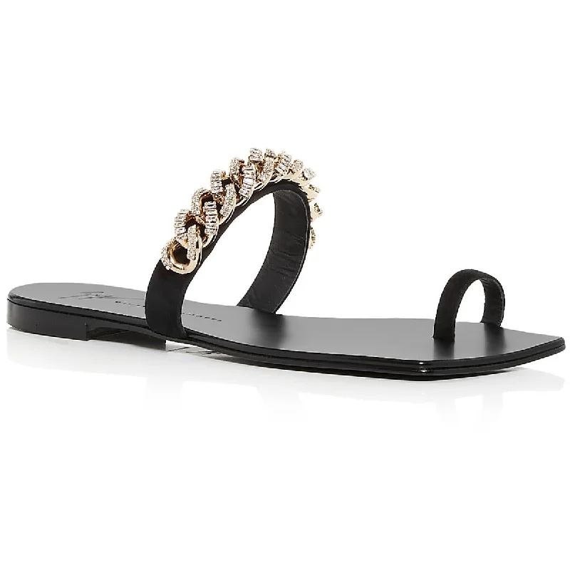 Elastic - Strap Women's Sandals with a Padded Toe in Teal for Easy On - and - OffGiuseppe Zanotti Womens PENTAGONO Toe Ring Slip On Flatform Sandals Elastic - Strap Women's Sandals with a Padded Toe in Teal for Easy On - and - OffGiuseppe Zanotti Womens PENTAGONO Toe Ring Slip On Flatform Sandals
