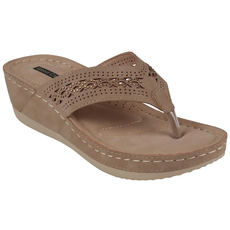 Adjustable Strap Women's Sandals with a Padded Heel in Pink for a Custom FitGood Choice Womens Bari Faux Suede Round Toe Wedge Sandals Adjustable Strap Women's Sandals with a Padded Heel in Pink for a Custom FitGood Choice Womens Bari Faux Suede Round Toe Wedge Sandals