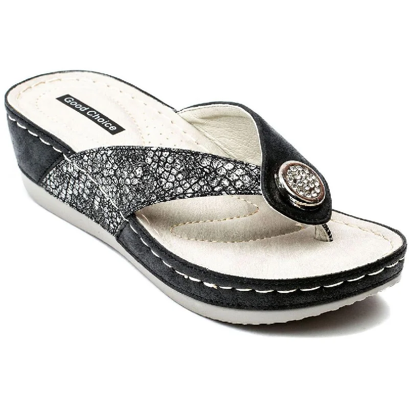 Women's Sandals with a Floral - Printed Upper in Pink for a Feminine Spring LookGood Choice Womens Dafni Wedge Slip On Platforms Women's Sandals with a Floral - Printed Upper in Pink for a Feminine Spring LookGood Choice Womens Dafni Wedge Slip On Platforms