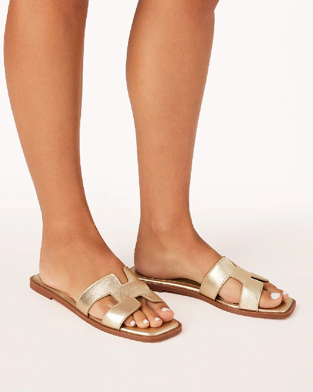 Plus Size Women's Wide - Width Platform Sandals in Black for Added Comfort and HeightGORDY - GOLD Plus Size Women's Wide - Width Platform Sandals in Black for Added Comfort and HeightGORDY - GOLD