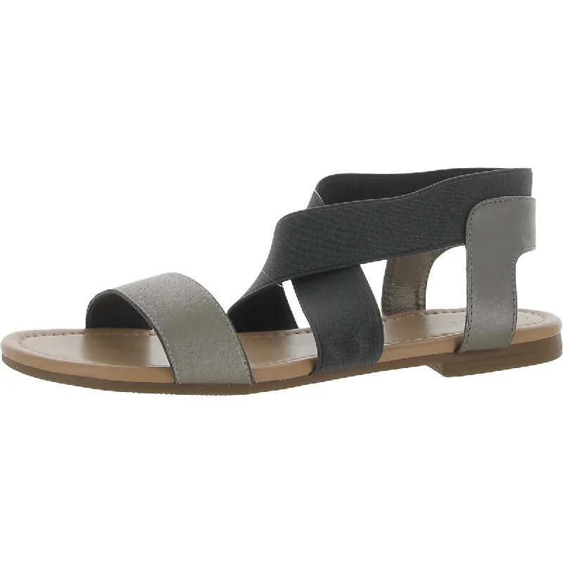 Shock - Absorbing Women's Sandals with a Soft Insole in Black for Active LifestylesIDIFU Womens Flatsop Judy Faux Leather Metallic Slingback Sandals Shock - Absorbing Women's Sandals with a Soft Insole in Black for Active LifestylesIDIFU Womens Flatsop Judy Faux Leather Metallic Slingback Sandals