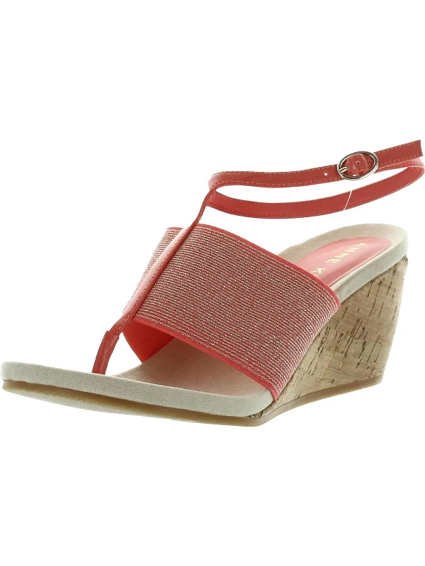 Women's Thong Sandals with a Beaded Design in Multicolor for a Beachy AestheticIkari Womens Patent Flip-Flop Wedge Sandals Women's Thong Sandals with a Beaded Design in Multicolor for a Beachy AestheticIkari Womens Patent Flip-Flop Wedge Sandals