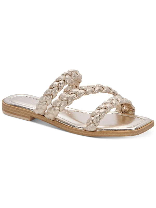 Adjustable Strap Women's Sandals with a Padded Heel in Pink for a Custom FitIman Womens Metallic Flat Slide Sandals Adjustable Strap Women's Sandals with a Padded Heel in Pink for a Custom FitIman Womens Metallic Flat Slide Sandals