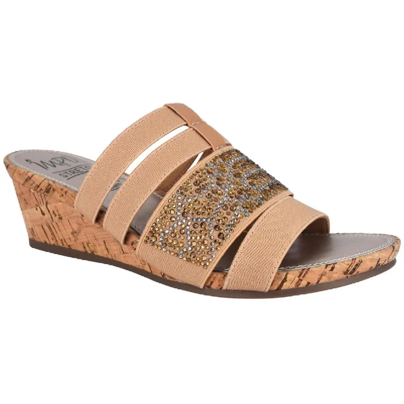 Lightweight Women's Mesh - Paneled Sandals in Yellow for BreathabilityImpo Womens Emberly Cork Memory Foam Wedge Sandals Lightweight Women's Mesh - Paneled Sandals in Yellow for BreathabilityImpo Womens Emberly Cork Memory Foam Wedge Sandals