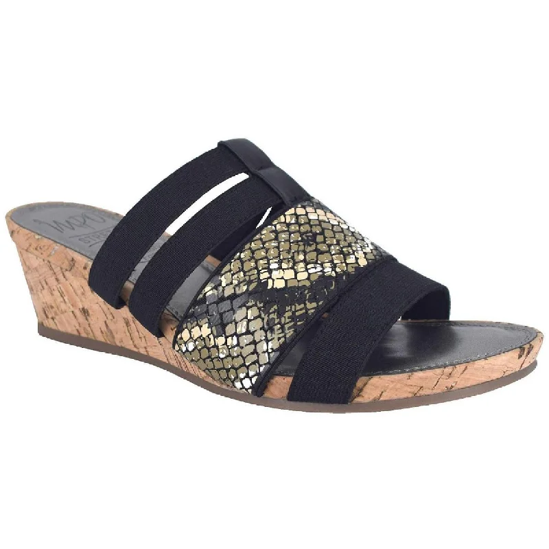 Women's Sandals with a Floral - Printed Upper in Pink for a Feminine Spring LookImpo Womens Emberly Memory Foam Slip On Wedge Sandals Women's Sandals with a Floral - Printed Upper in Pink for a Feminine Spring LookImpo Womens Emberly Memory Foam Slip On Wedge Sandals