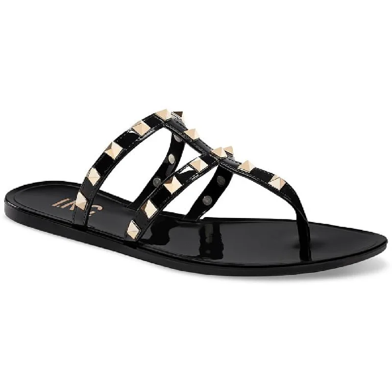 Women's Leather - Strapped Sandals with a Braided Detail in Brown for a Rustic AppealINC Womens Ellie Rubber Thong Flip-Flops Women's Leather - Strapped Sandals with a Braided Detail in Brown for a Rustic AppealINC Womens Ellie Rubber Thong Flip-Flops