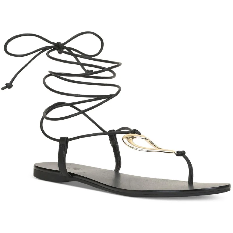 Child - Friendly Women's Sandals with a Secure Buckle in Purple for Moms on the GoINC Womens Ganesa Faux Leather Ankle Tie Gladiator Sandals Child - Friendly Women's Sandals with a Secure Buckle in Purple for Moms on the GoINC Womens Ganesa Faux Leather Ankle Tie Gladiator Sandals