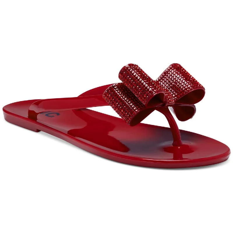 Elastic - Strap Women's Sandals with a Padded Toe in Teal for Easy On - and - OffINC Womens Medina Embellished Slip On Flip-Flops Elastic - Strap Women's Sandals with a Padded Toe in Teal for Easy On - and - OffINC Womens Medina Embellished Slip On Flip-Flops