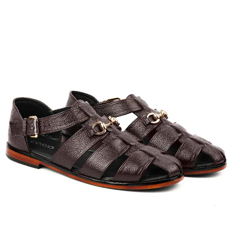 Women's Sandals with a Wedge Heel and a Tassel Detail in Orange for a Trendy LookCORIO JC 850 Women's Sandals with a Wedge Heel and a Tassel Detail in Orange for a Trendy LookCORIO JC 850