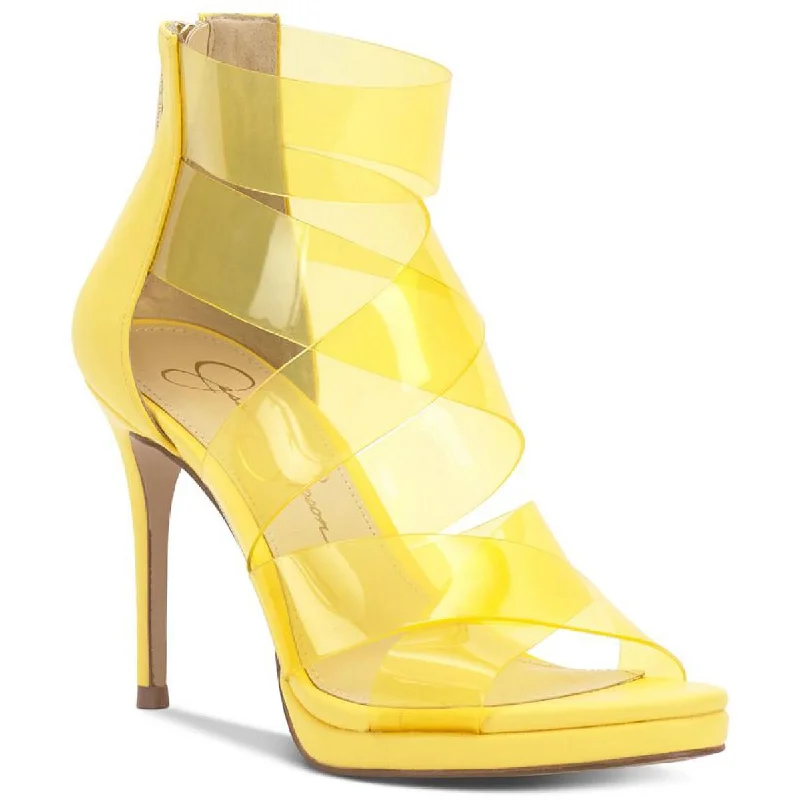 Anti - Slip Women's Sandals with a Grooved Sole in Green for Outdoor AdventuresJessica Simpson Dysti Women's Synthetic Criss Crossed Back Zip Stiletto Sandals Anti - Slip Women's Sandals with a Grooved Sole in Green for Outdoor AdventuresJessica Simpson Dysti Women's Synthetic Criss Crossed Back Zip Stiletto Sandals