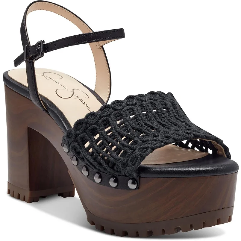 Women's Cork - Soled Espadrille Sandals with a Rope - Trimmed Upper in Navy for a Summer VibeJessica Simpson Timia Women's Woven Platform Slingback Block Heel Sandals Women's Cork - Soled Espadrille Sandals with a Rope - Trimmed Upper in Navy for a Summer VibeJessica Simpson Timia Women's Woven Platform Slingback Block Heel Sandals