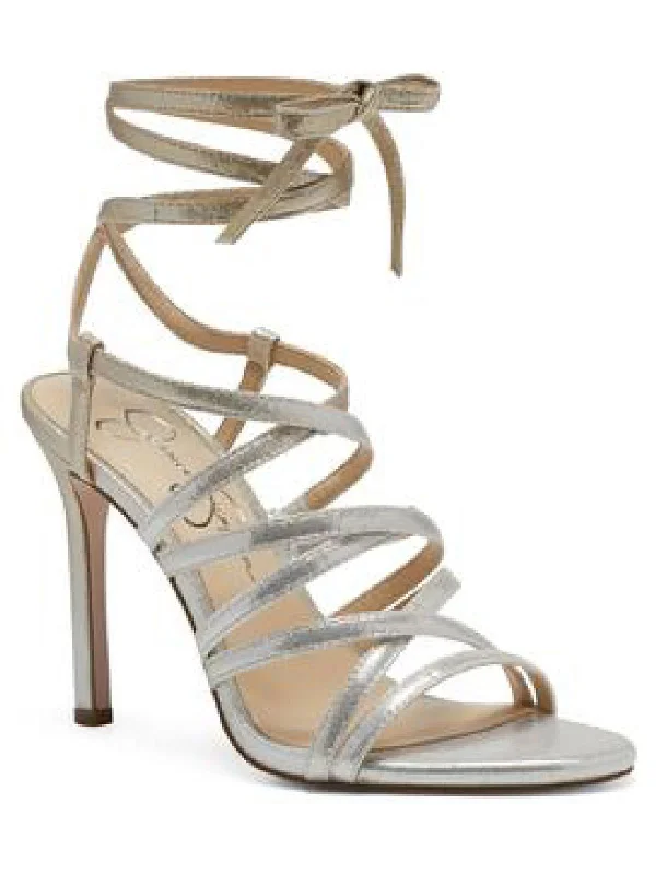 Plus Size Women's Wide - Width Platform Sandals in Black for Added Comfort and HeightJexilla Womens Metallic Strappy Heel Sandals Plus Size Women's Wide - Width Platform Sandals in Black for Added Comfort and HeightJexilla Womens Metallic Strappy Heel Sandals