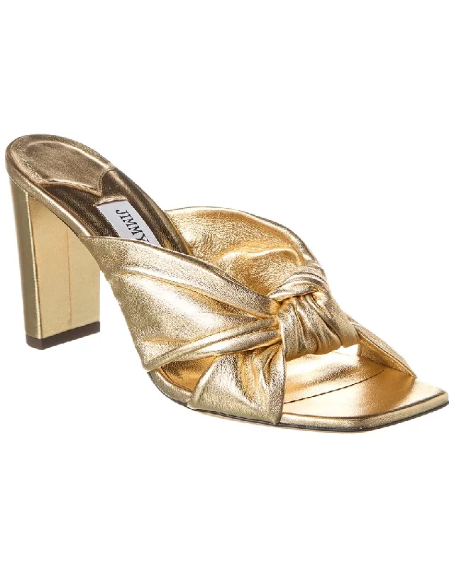 Adjustable Strap Women's Sandals with a Padded Heel in Pink for a Custom FitJimmy Choo Avenue 85 Leather Sandal Adjustable Strap Women's Sandals with a Padded Heel in Pink for a Custom FitJimmy Choo Avenue 85 Leather Sandal
