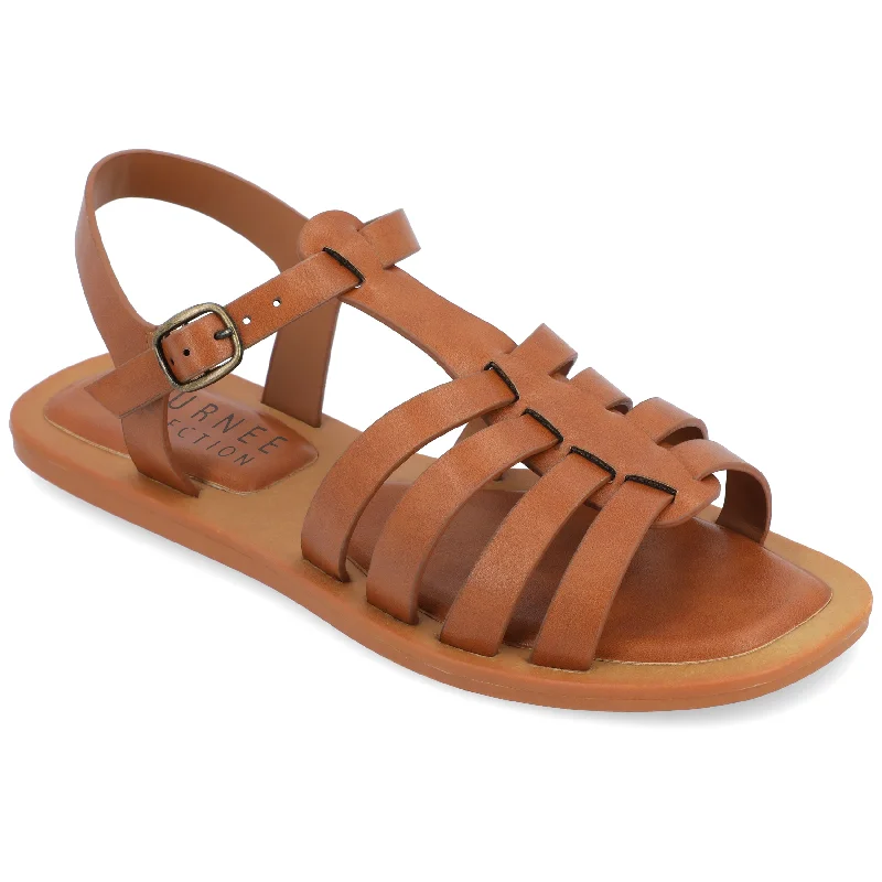 Child - Friendly Women's Sandals with a Secure Buckle in Purple for Moms on the GoJournee Collection Women's Tru Comfort Foam Benicia Sandals Child - Friendly Women's Sandals with a Secure Buckle in Purple for Moms on the GoJournee Collection Women's Tru Comfort Foam Benicia Sandals