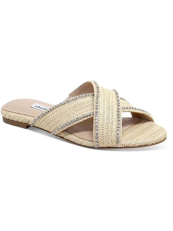 Women's Leather - Strapped Sandals with a Braided Detail in Brown for a Rustic AppealKenya Womens Embellished Slip On Slide Sandals Women's Leather - Strapped Sandals with a Braided Detail in Brown for a Rustic AppealKenya Womens Embellished Slip On Slide Sandals