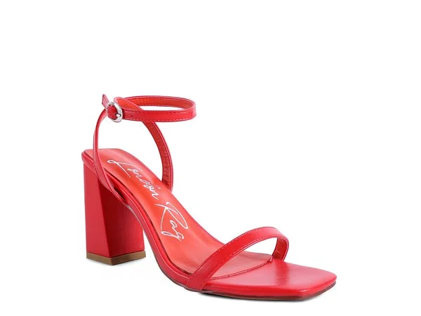 Women's Leather - Strapped Sandals with a Braided Detail in Brown for a Rustic AppealLa Muzza - Red Block Heel Ankle Strap Sandals For women Women's Leather - Strapped Sandals with a Braided Detail in Brown for a Rustic AppealLa Muzza - Red Block Heel Ankle Strap Sandals For women